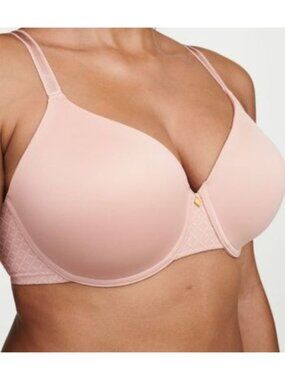 CHANTELLE Norah Chic Underwire T-Shirt Bra Nude Beige Womens 36DDD